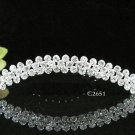 Silver Flower girl comb;Bridal crystal comb ;wedding tiara;bride headpiece ;opera accessories#2651