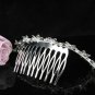 Silver Flower girl comb;Bridal crystal comb ;wedding tiara;bride headpiece ;opera accessories#2641