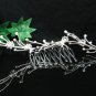 Silver Flower girl comb;Bridal crystal comb ;wedding tiara;bride headpiece ;opera accessories#3635