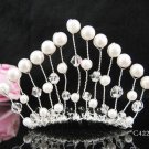 Silver Flower girl comb;Bridal crystal comb ;wedding tiara;bride headpiece ;opera accessories#4222