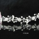 Silver floral hair comb;Bridal crystal comb ;wedding tiara;bride headpiece ;opera accessories#5548