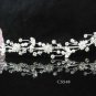 Silver floral hair comb;Bridal crystal comb ;wedding tiara;bride headpiece ;opera accessories#5548