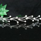 Silver fancy hair comb;Bridal crystal comb ;wedding tiara;bride headpiece ;opera accessories#7530