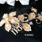 Golden Bridal crystal comb ;Flower girl comb;Wedding tiara;bride headpiece ;opera accessories#38g