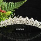 Silver Bridal crystal comb ;fancy hair comb;Wedding tiara;bride headpiece ;opera accessories#7158s