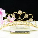 Sweet golden crystal comb ;Wedding tiara;bride bridesmaid headpiece ;opera accessories#602g