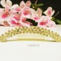Fancy golden crystal comb ;Wedding tiara;bride bridesmaid headpiece ;opera accessories#2651g