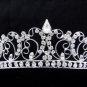 New Wedding tiara;Fancy silver crystal tiara;bride bridesmaid headpiece ;opera accessories#8776