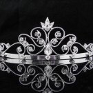 New Wedding tiara;Fancy silver crystal tiara;bride bridesmaid headpiece ;opera accessories#9190