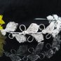 Silver Wedding tiara;crystal headband ;bride bridesmaid headpiece ;opera accessories#1609