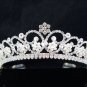 Silver Wedding tiara;crystal headband ;bride bridesmaid headpiece ;opera accessories#790