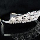 Silver Wedding tiara;crystal headband ;bride bridesmaid headpiece ;opera accessories#790
