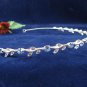 Silver Wedding tiara;crystal headband ;bride bridesmaid headpiece ;opera accessories#k535B