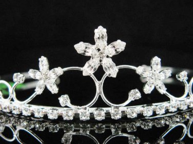 Silver Star Bridal tiara;crystal wedding tiara ;bridesmaid headpiece;Teen girt tiara#2368