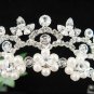 Silver Pearl Bridal Headband;crystal wedding tiara ;bridesmaid headpiece;Teen girt headband #3047s