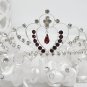 Sweet Silver Bridal tiara;crystal wedding tiara ;bridesmaid headpiece;Teen girt headband #960r