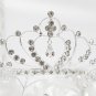 Sweet Silver Bridal tiara;crystal wedding tiara ;bridesmaid headpiece;Teen girt headband #960s