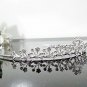 Silver Fancy Bridal tiara;crystal wedding tiara ;bridesmaid headpiece;Teen girt headband #1081