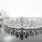 Silver Fancy Bridal tiara;crystal wedding tiara ;bridesmaid headpiece;Teen girt headband #1009