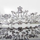 Silver Fancy Bridal tiara;crystal wedding tiara ;bridesmaid headpiece;Teen girt headband #1056