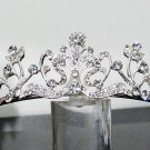Silver Fancy Bridal tiara;crystal wedding tiara ;bridesmaid headpiece;Teen girt headband #1122
