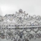 Silver Fancy Bridal tiara;crystal wedding tiara ;bridesmaid headpiece;Teen girt headband #1146
