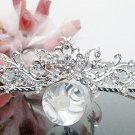 Silver Fancy Bridal tiara;crystal wedding tiara ;bridesmaid headpiece;Teen girt headband #1175