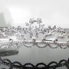 Silver Fancy Bridal tiara;crystal wedding tiara ;bridesmaid headpiece;Teen girt headband #1176
