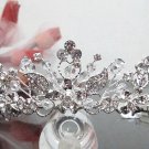 Silver Fancy Bridal tiara;crystal wedding tiara ;bridesmaid headpiece;Teen girt headband #1201