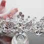 Silver Fancy Bridal tiara;crystal wedding tiara ;bridesmaid headpiece;Teen girt headband #1201