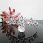 Silver Fancy Bridal tiara;crystal wedding tiara ;bridesmaid headpiece;Teen girt headband #1201