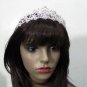 Silver Fancy Bridal tiara;crystal wedding tiara ;bridesmaid headpiece;Teen girt headband #1571