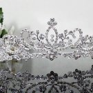 Silver Fancy Bridal tiara;crystal wedding tiara ;bridesmaid headpiece;Teen girt headband #1573