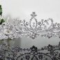Silver Fancy Bridal tiara;crystal wedding tiara ;bridesmaid headpiece;Teen girt headband #1573