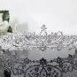 Silver Fancy Bridal tiara;crystal wedding tiara ;bridesmaid headpiece;Teen girt headband #1573