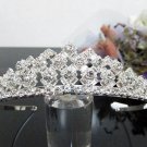 Silver Fancy Bridal tiara;crystal wedding tiara ;bridesmaid headpiece;Teen girt headband #7274