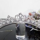 Silver Fancy Bridal tiara;crystal wedding tiara ;bridesmaid headpiece;Teen girt headband #9234