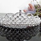 Silver Fancy Bridal tiara;crystal wedding tiara ;bridesmaid headpiece;Teen girt headband #716