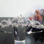 Silver Fancy Bridal tiara;crystal wedding tiara ;bridesmaid headpiece;Teen girt headband #cn31
