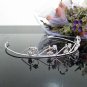 Silver Fancy Bridal tiara;crystal wedding tiara ;bridesmaid headpiece;Teen girt headband #882
