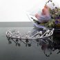 Silver Fancy Bridal tiara;crystal wedding tiara ;bridesmaid headpiece;Teen girt headband #882