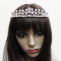 Silver Fancy Bridal tiara;crystal wedding tiara ;bridesmaid headpiece;Teen girt headband #1016
