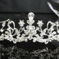 Silver Fancy Bridal tiara;crystal wedding tiara ;bridesmaid headpiece;Teen girt headband #1050