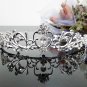 Silver Fancy Bridal tiara;crystal wedding tiara ;bridesmaid headpiece;Teen girt headband #1052
