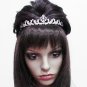 Silver Fancy Bridal tiara;crystal wedding tiara ;bridesmaid headpiece;Teen girt headband #1062