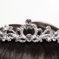 Silver Fancy Bridal tiara;crystal wedding tiara ;bridesmaid headpiece;Teen girt headband #1066
