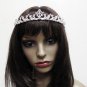 Silver Fancy Bridal tiara;crystal wedding tiara ;bridesmaid headpiece;Teen girt headband #1076