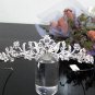 Silver Fancy Bridal tiara;crystal wedding tiara ;bridesmaid headpiece;Teen girt headband #1118
