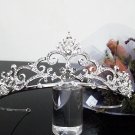 Silver Fancy Bridal tiara;crystal wedding tiara ;bridesmaid headpiece;Teen girt headband #1172