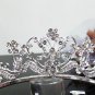 Silver Fancy Bridal tiara;crystal wedding tiara ;bridesmaid headpiece;Teen girt headband #1174